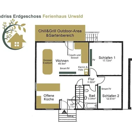 Vakantiehuis With 4 Bedrooms *